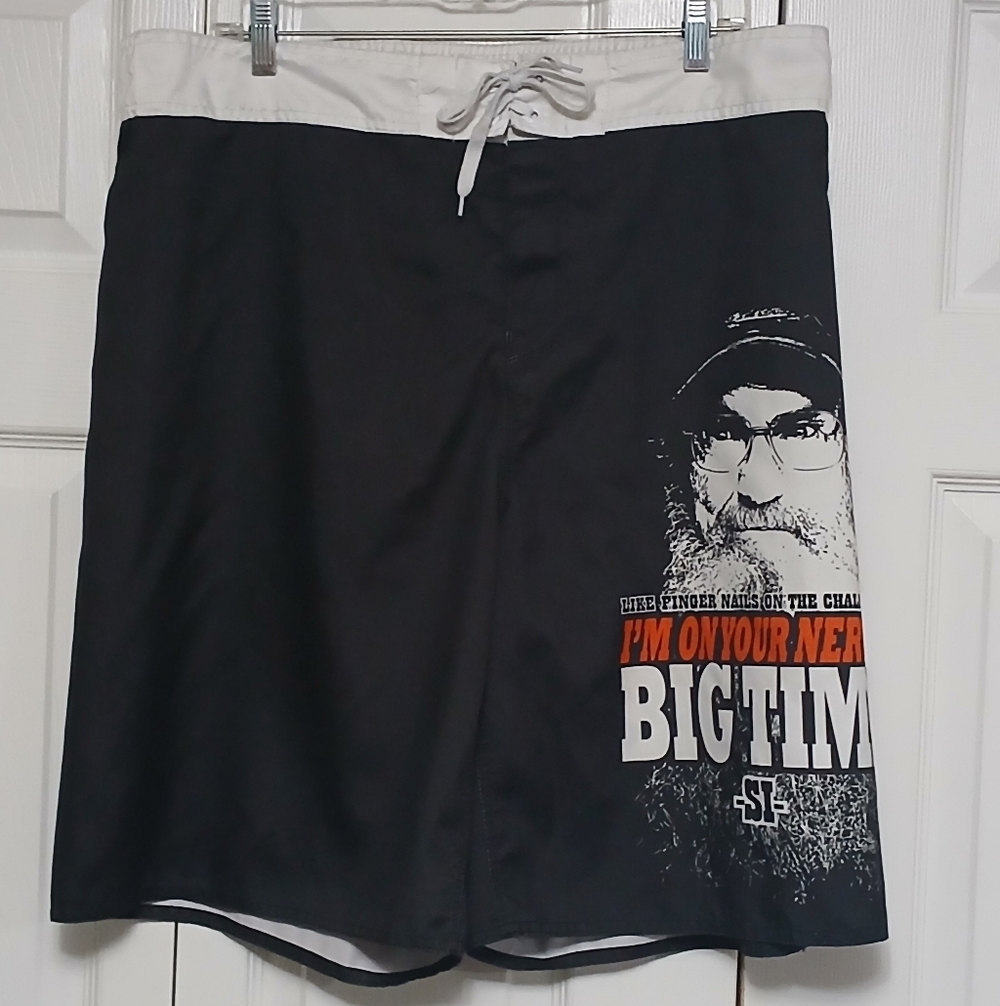 Duck Dynasty Men's Shorts Featuring Uncle Si